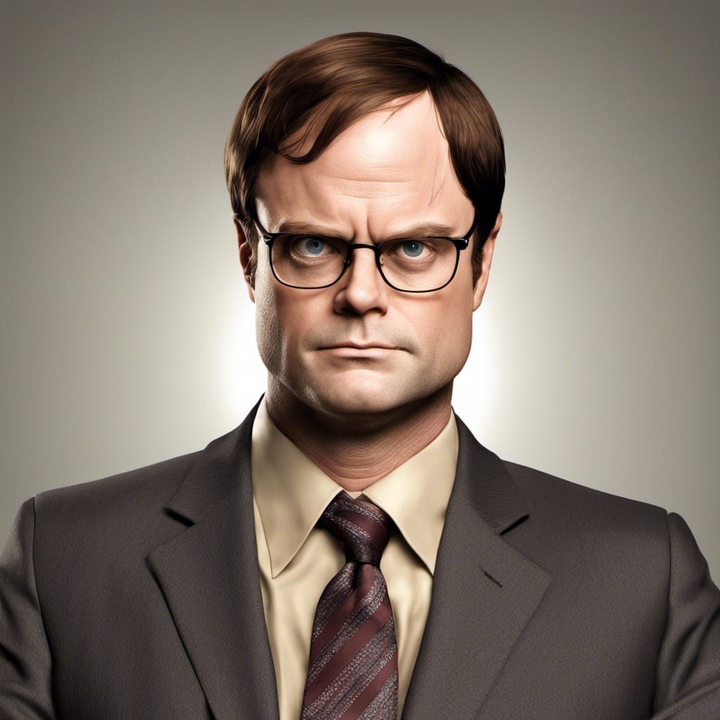 Dwight Kurt Schrute III played by Rainn Wilson 