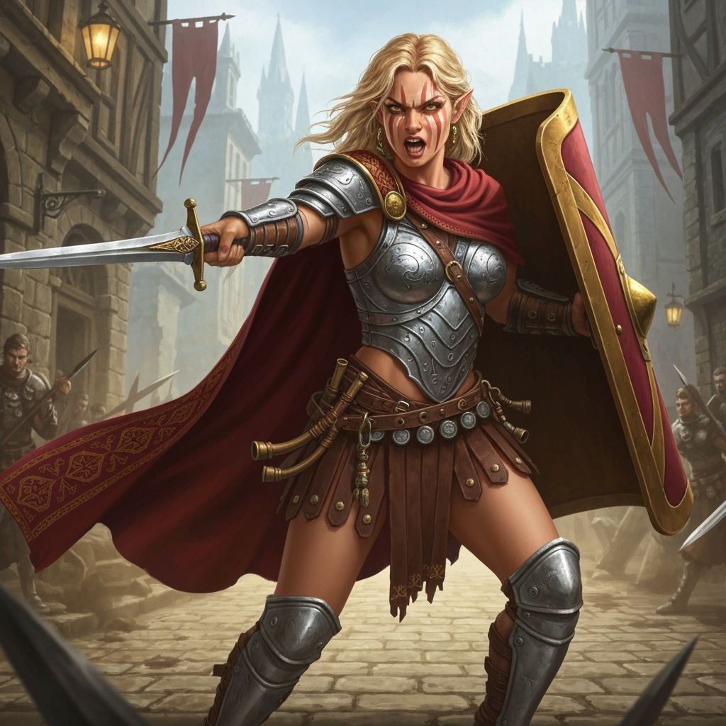 My half elf bardiator.