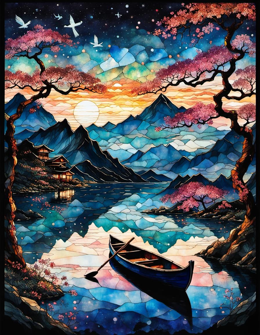 Wonders of Stained Glass  by @Jasmine Liu