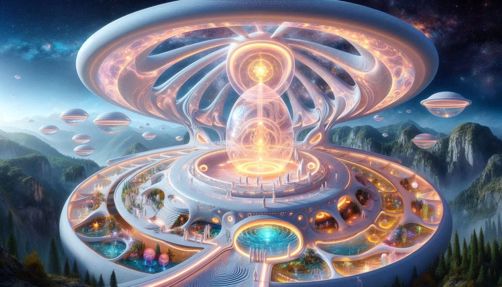 Higher-dimensional galactic ships