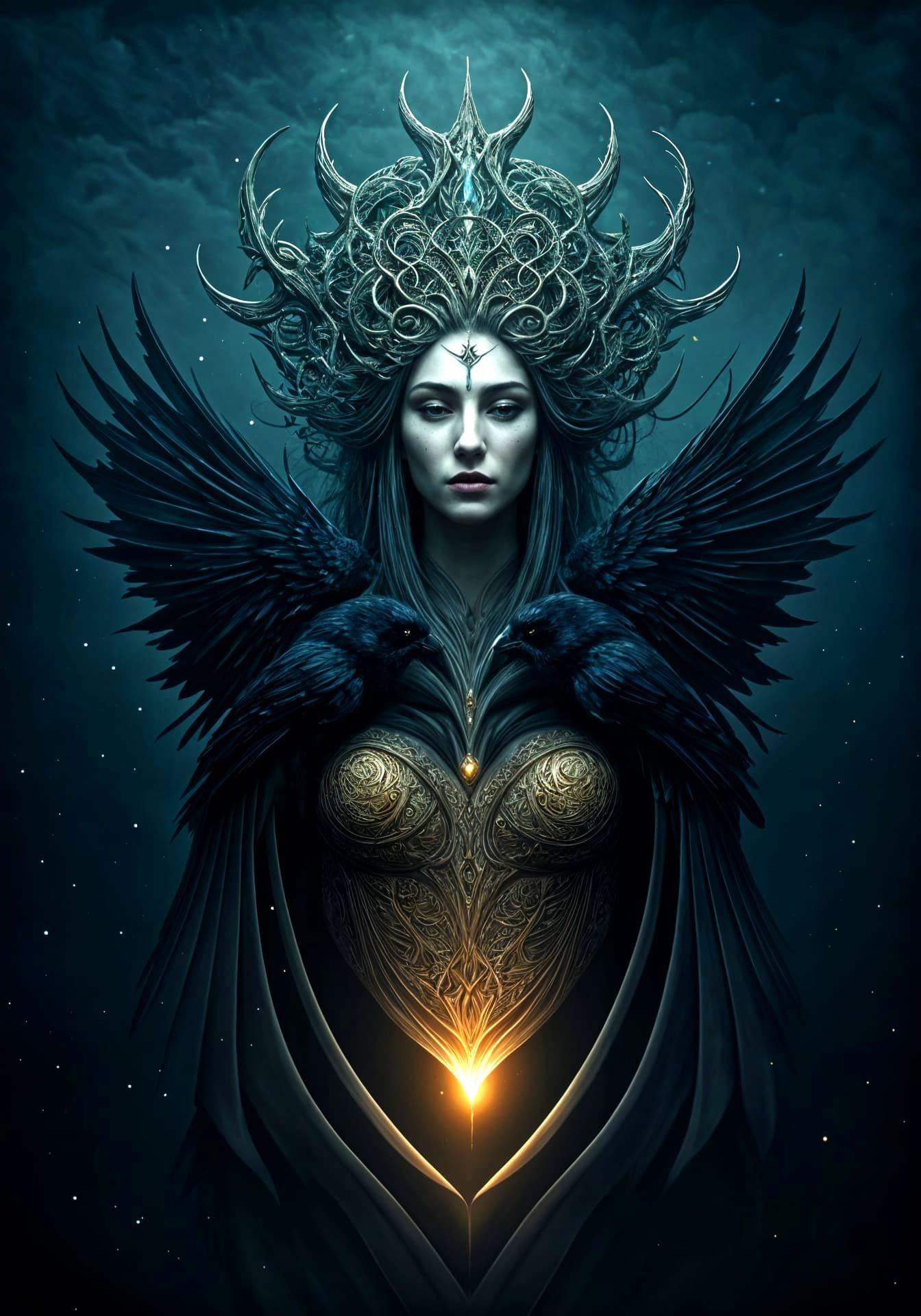 The Morrigan  by @Klaorman