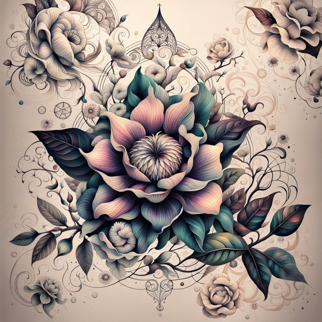 Botanical Tattoo