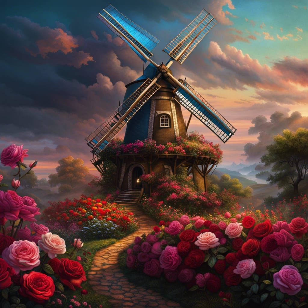 When the Wind Was Still, the Keeper Enjoyed the Scent of Roses  by @Hesione