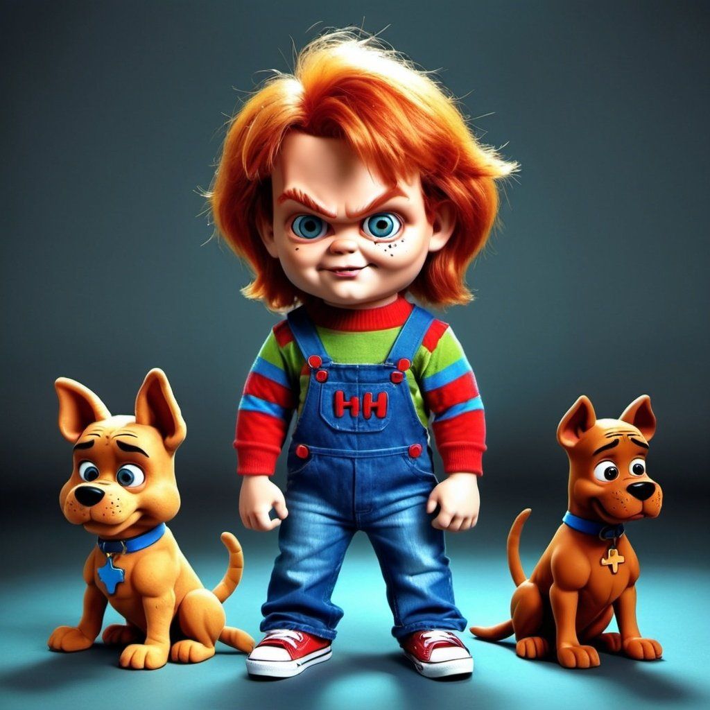 Chucky and Scooby Doo Puppies🌈