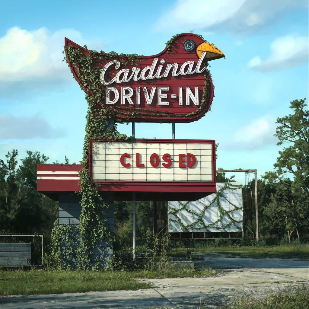 Memories of the Old Cardinal Drive-In (There actually was a Cardinal Drive-In here in my town when I was a kid)