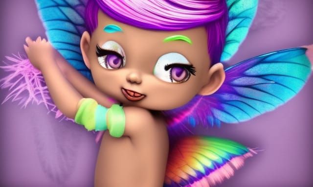 rainbow pixie princess