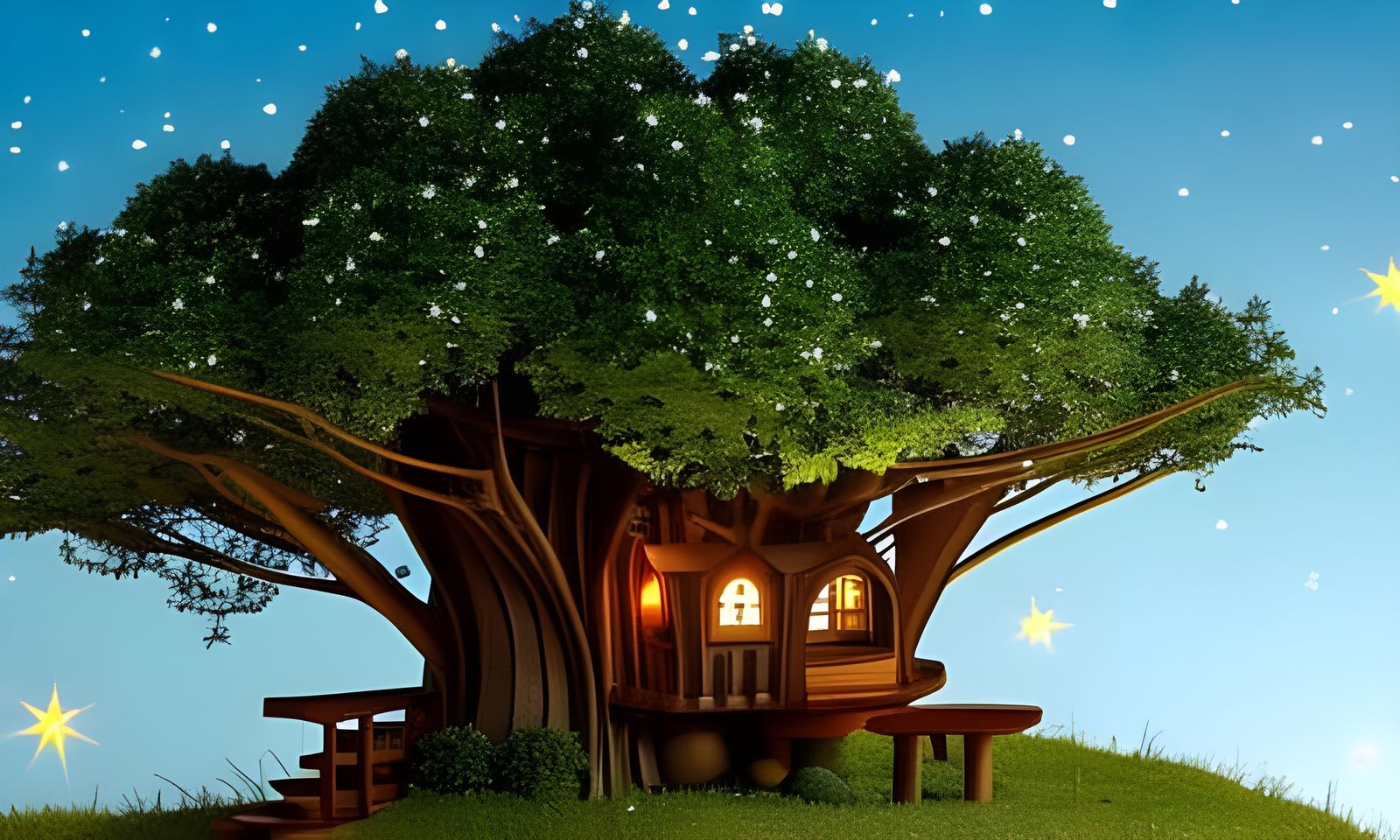 "firefly castle treehouse"