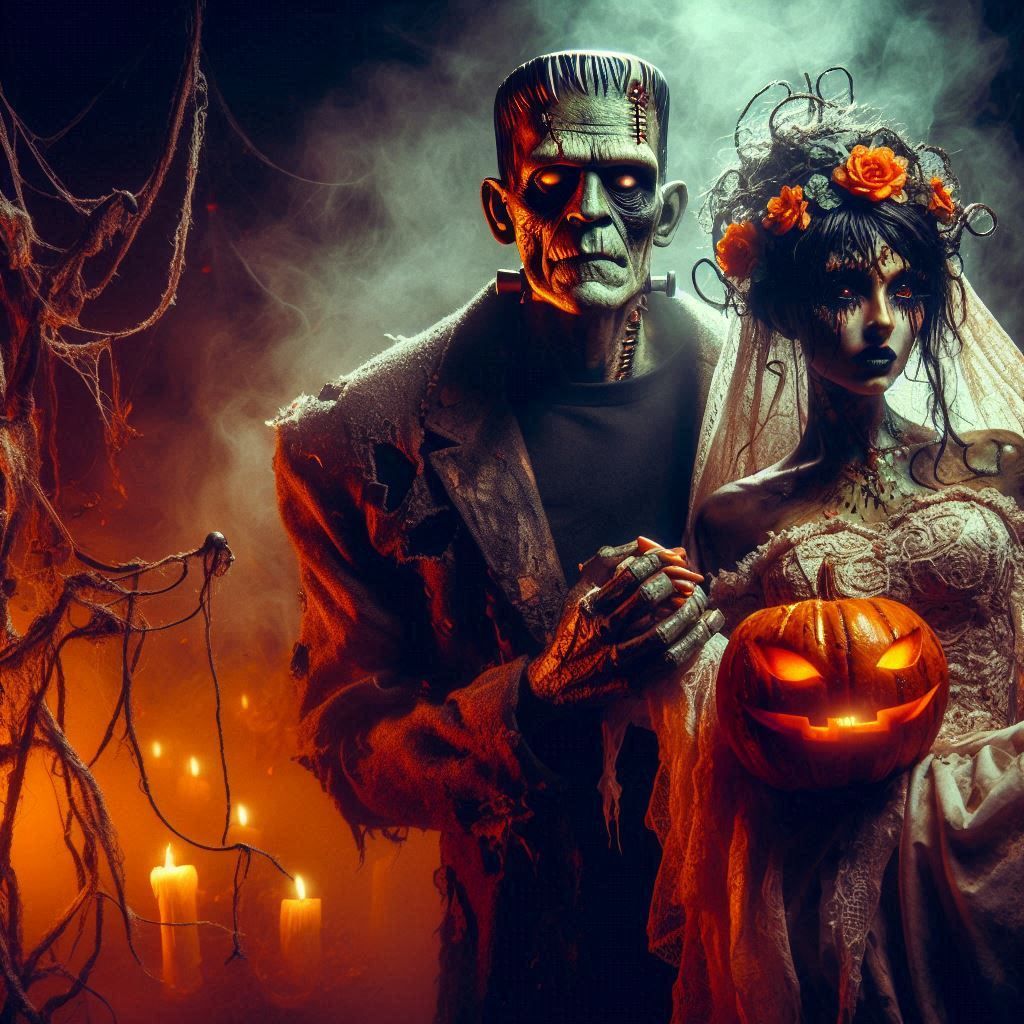 Halloween Frankenstein's Monster & the Bride