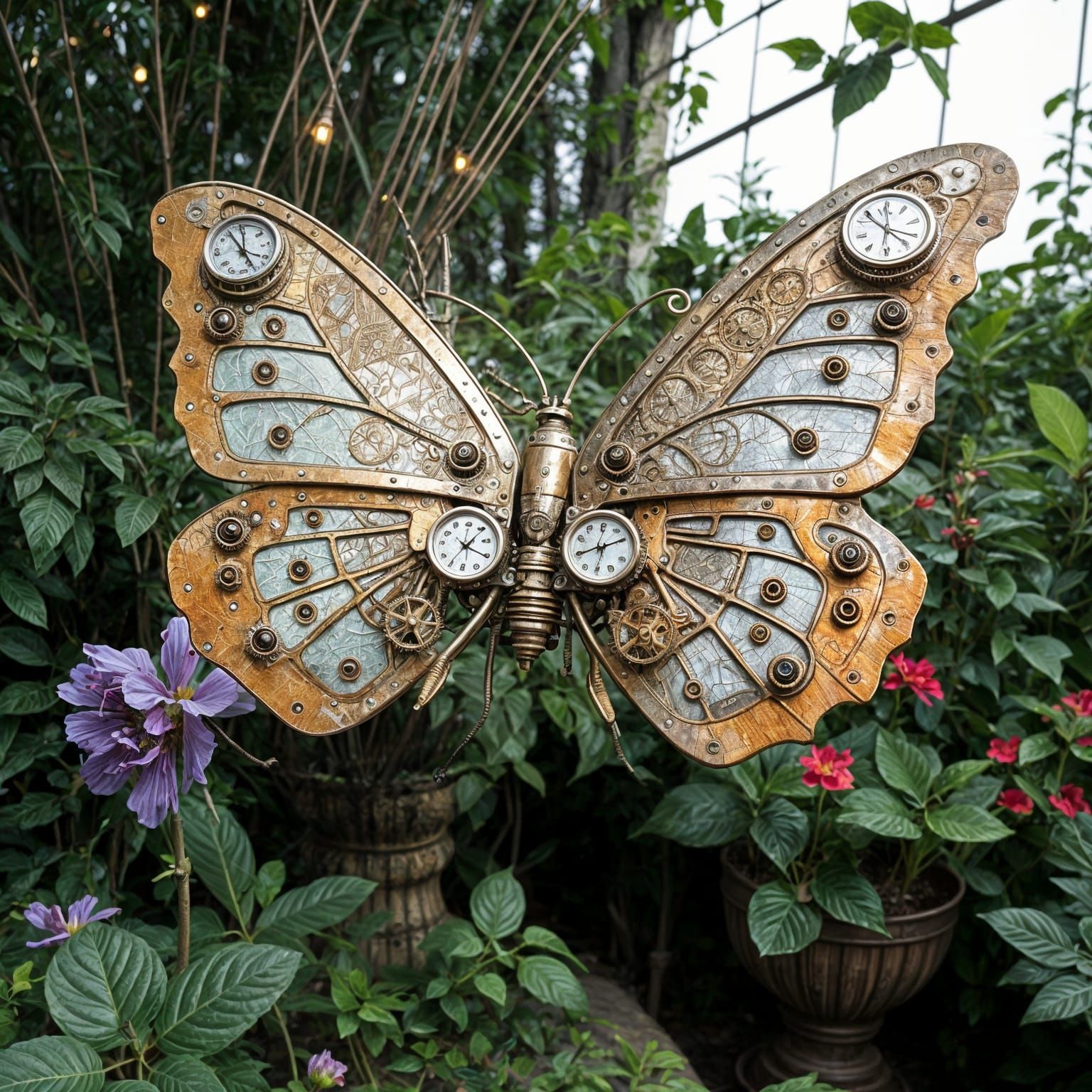 A mechanical butterfly  by @Pink Flop