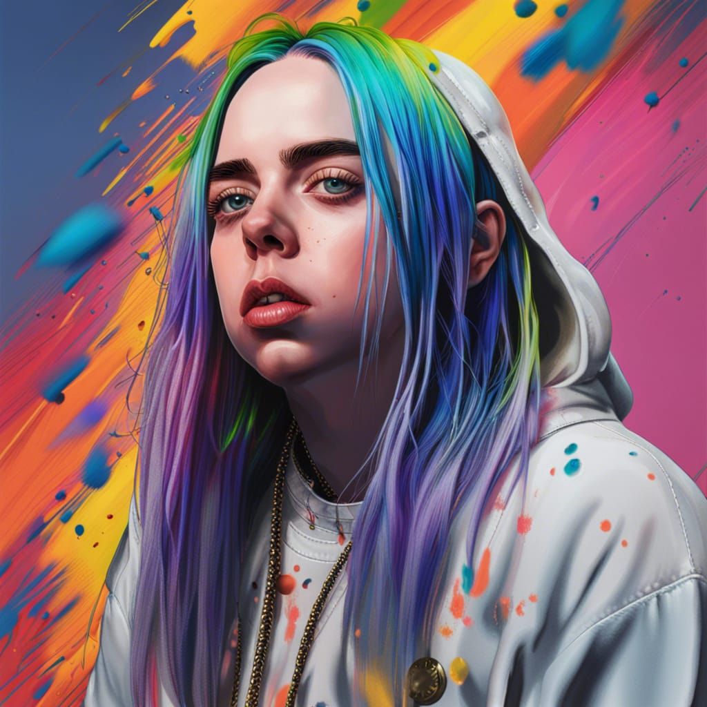 Billie Eilish 20’s - AI Generated Artwork - NightCafe Creator