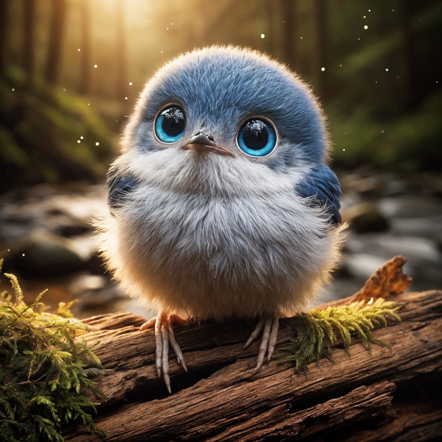 Blue birds are the sweetest!