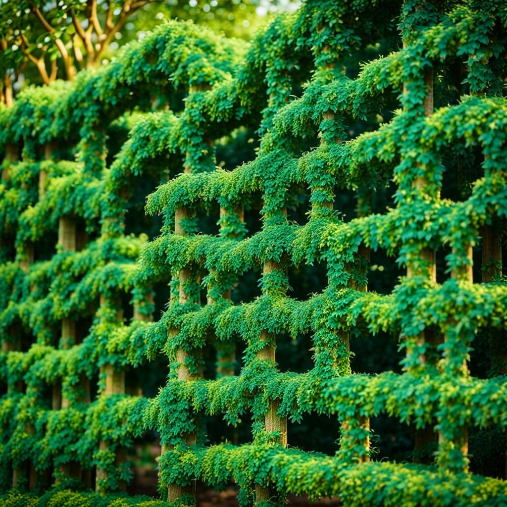 Lattice Maze Palace Garden in Professional Photography