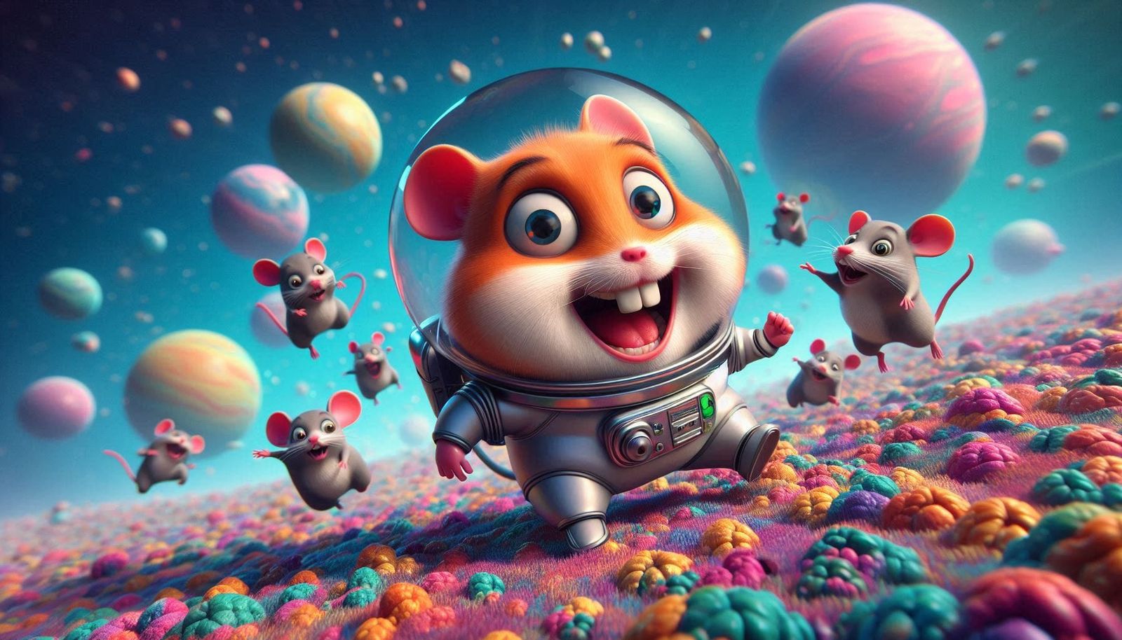 "One small step for a Hamstronaut... a giant leap for rodantkind!" 🐹 01