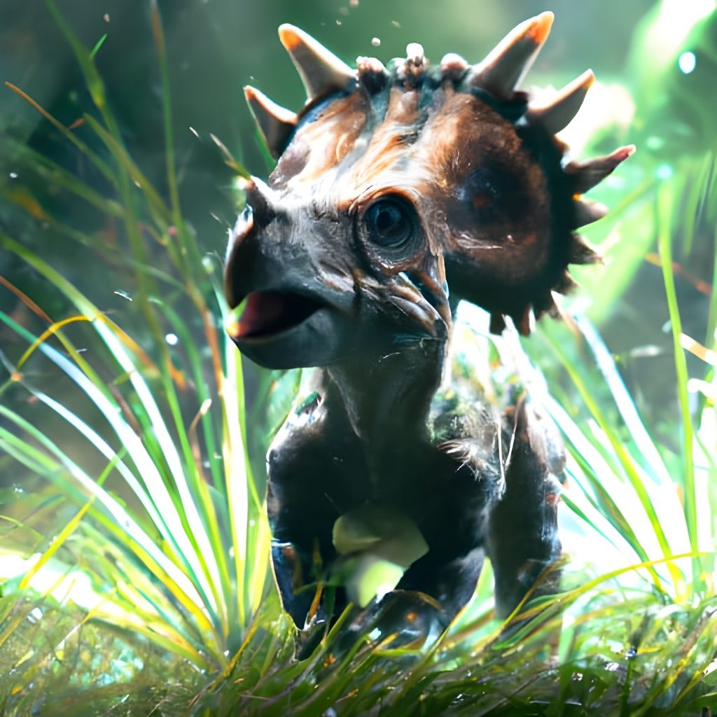 Triceratops Bebé  by @Lady Bluejayy