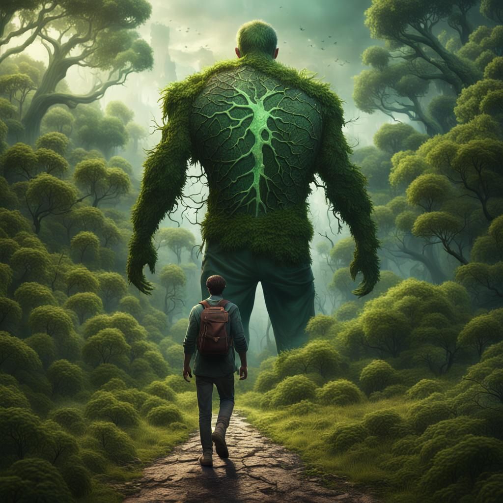 Forest Man transformation. Part 1