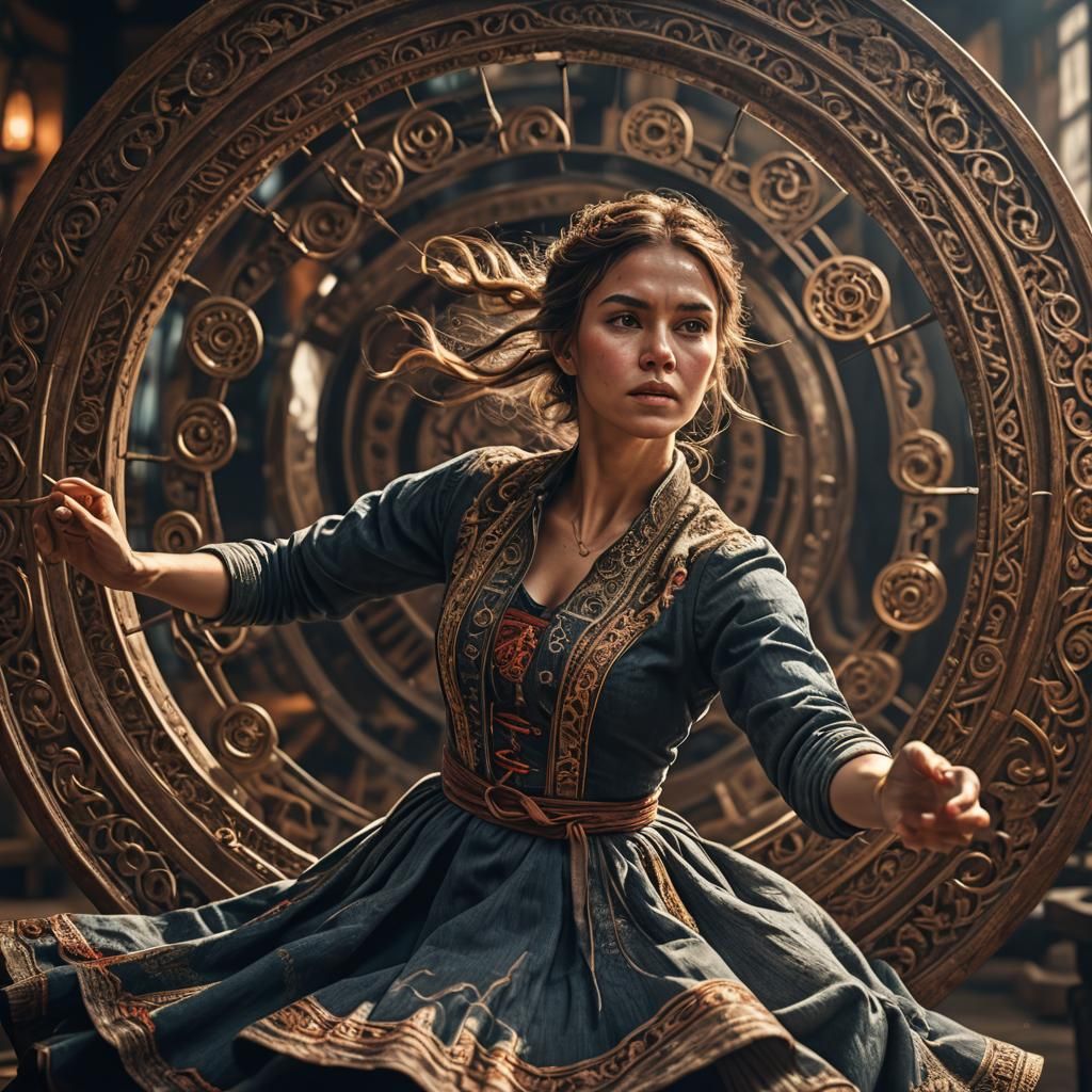 A fierce dance