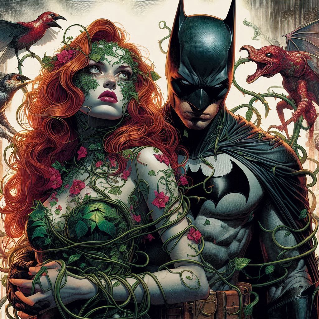 Batman and Poison Ivy