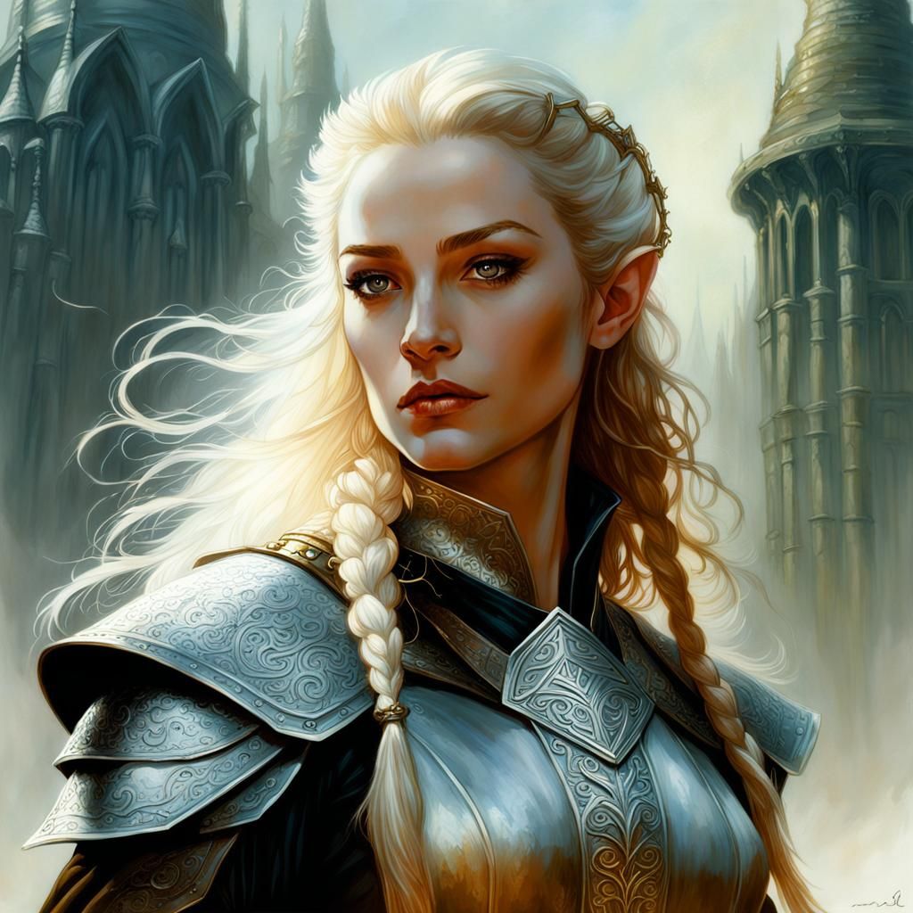 Fantasy Dnd portrait, Éowyn - AI Generated Artwork - NightCafe Creator