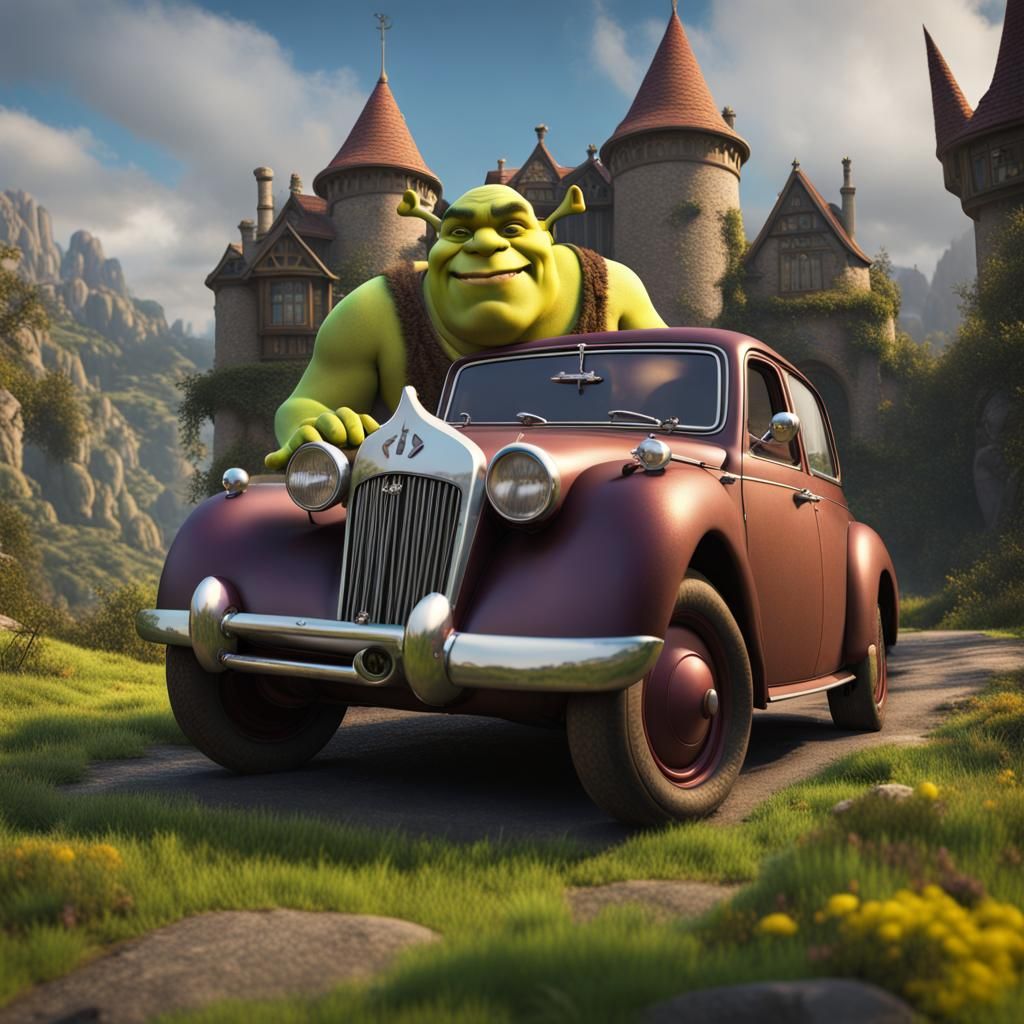 shreks car