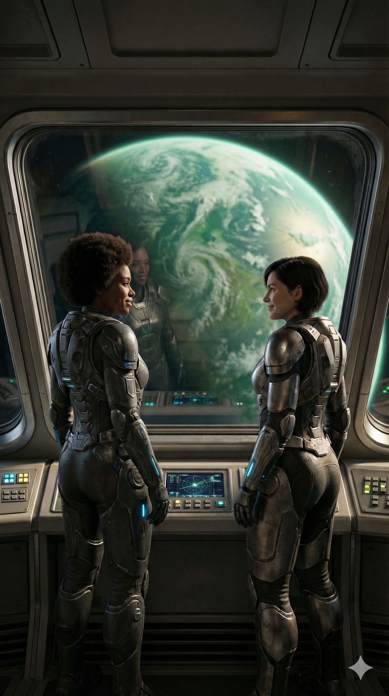 Moonrabbit and Inini on a New World