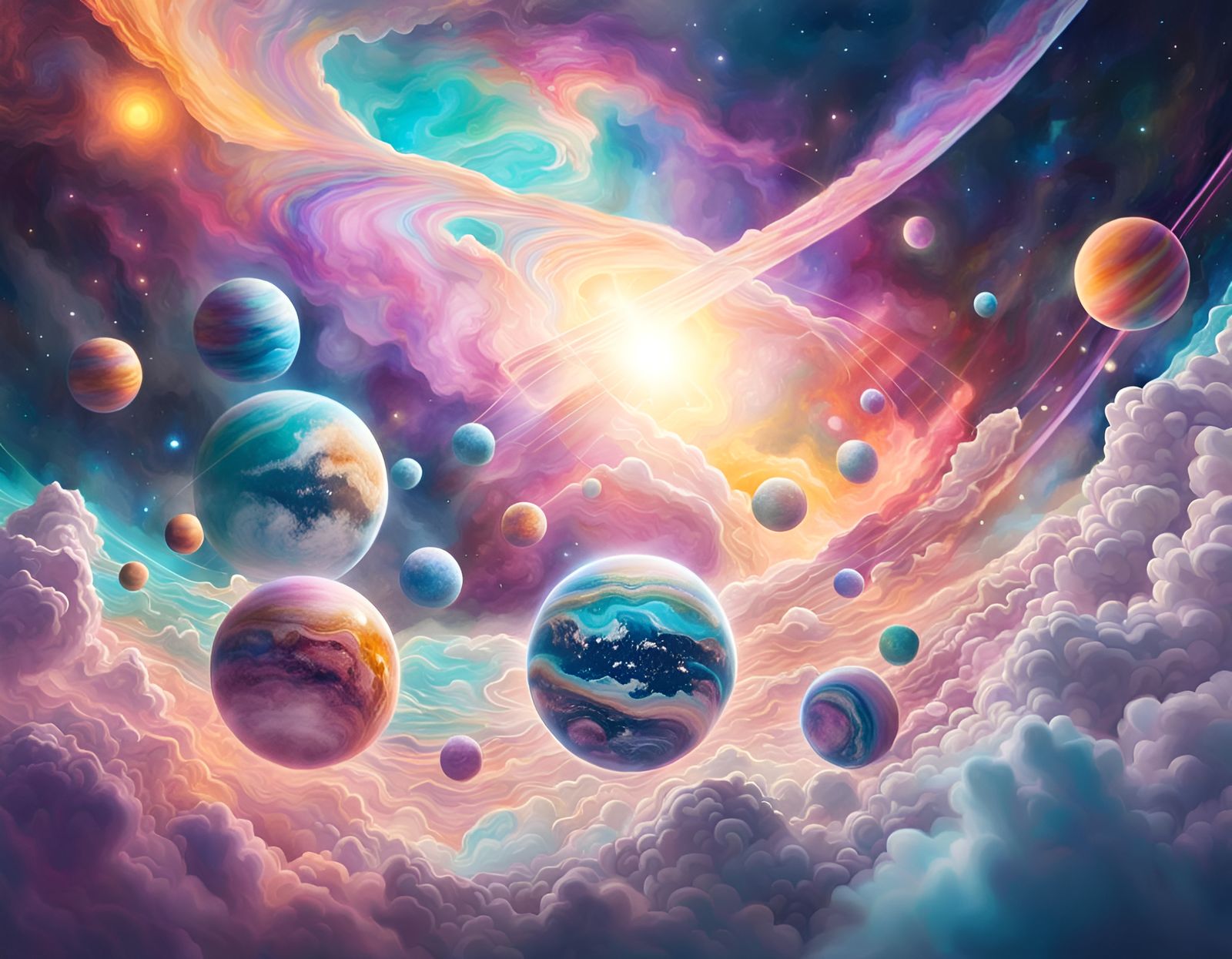 Pastel AI Generated Artwork NightCafe Creator