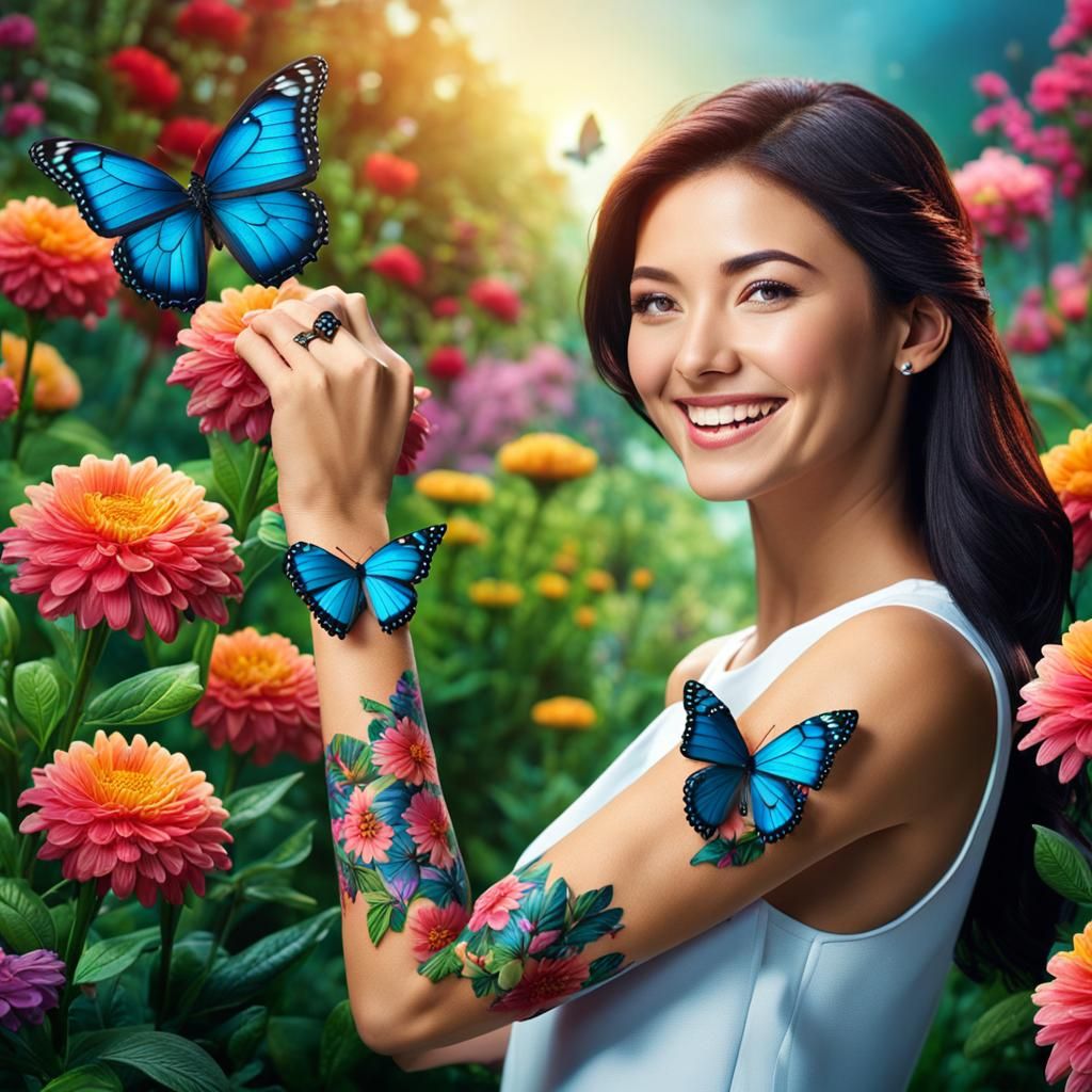 Flower tattoo