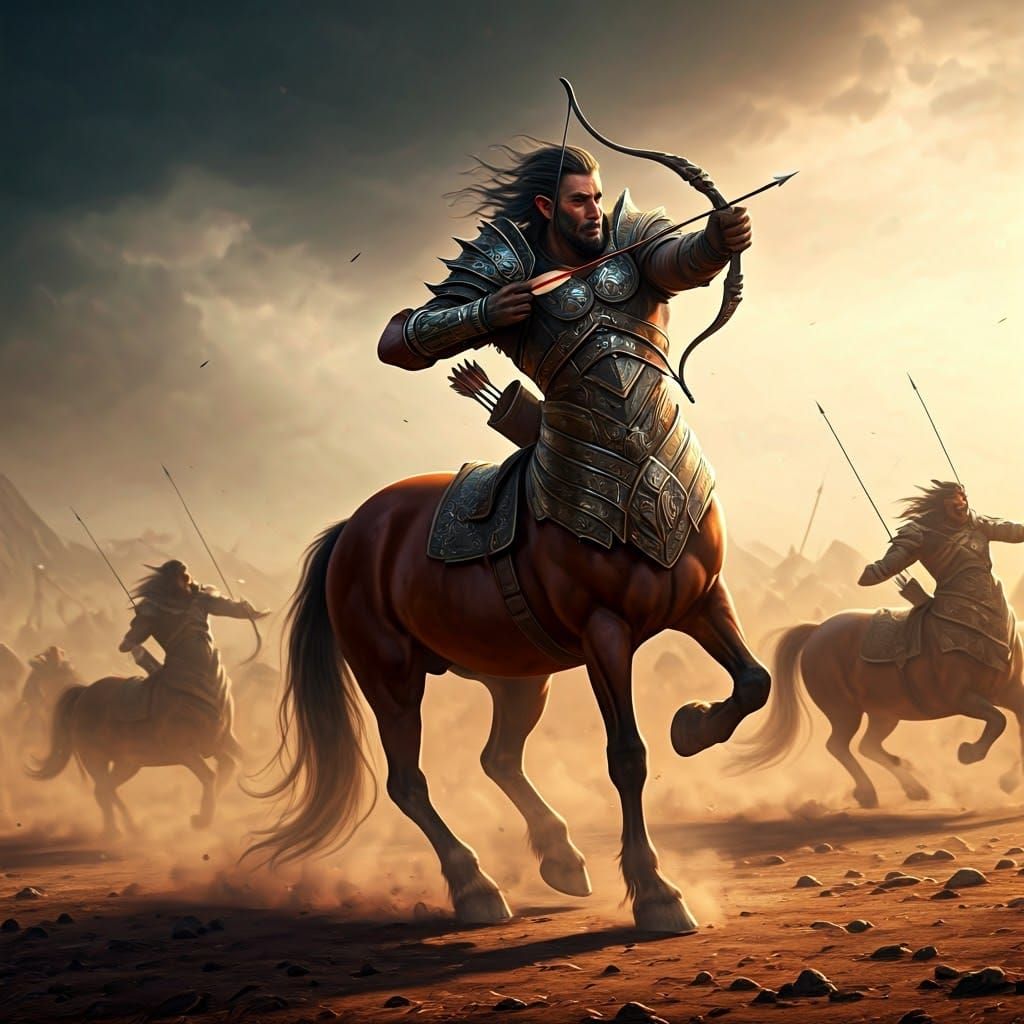 Centaur in battle