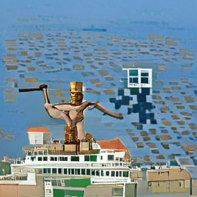 Minecraft colossus of rhodes