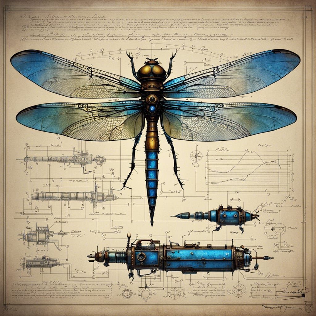 Dragonfly Blueprints  by @Ryan Harris