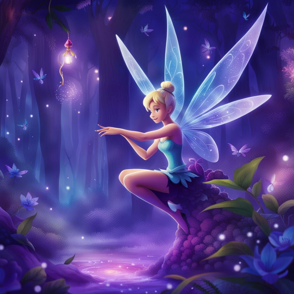 Tinkerbell AI Generated Artwork NightCafe Creator