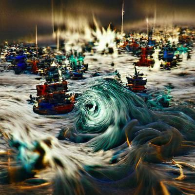 Turbulent Sea of Chaos