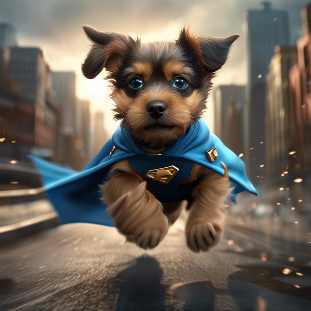 Flash Gordon's SuperPuppy  by @mathy_art_girl_305