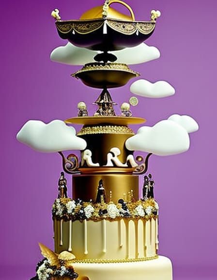 16k resolution, art by Salvador Dalí and Cedric Grolet. A su...