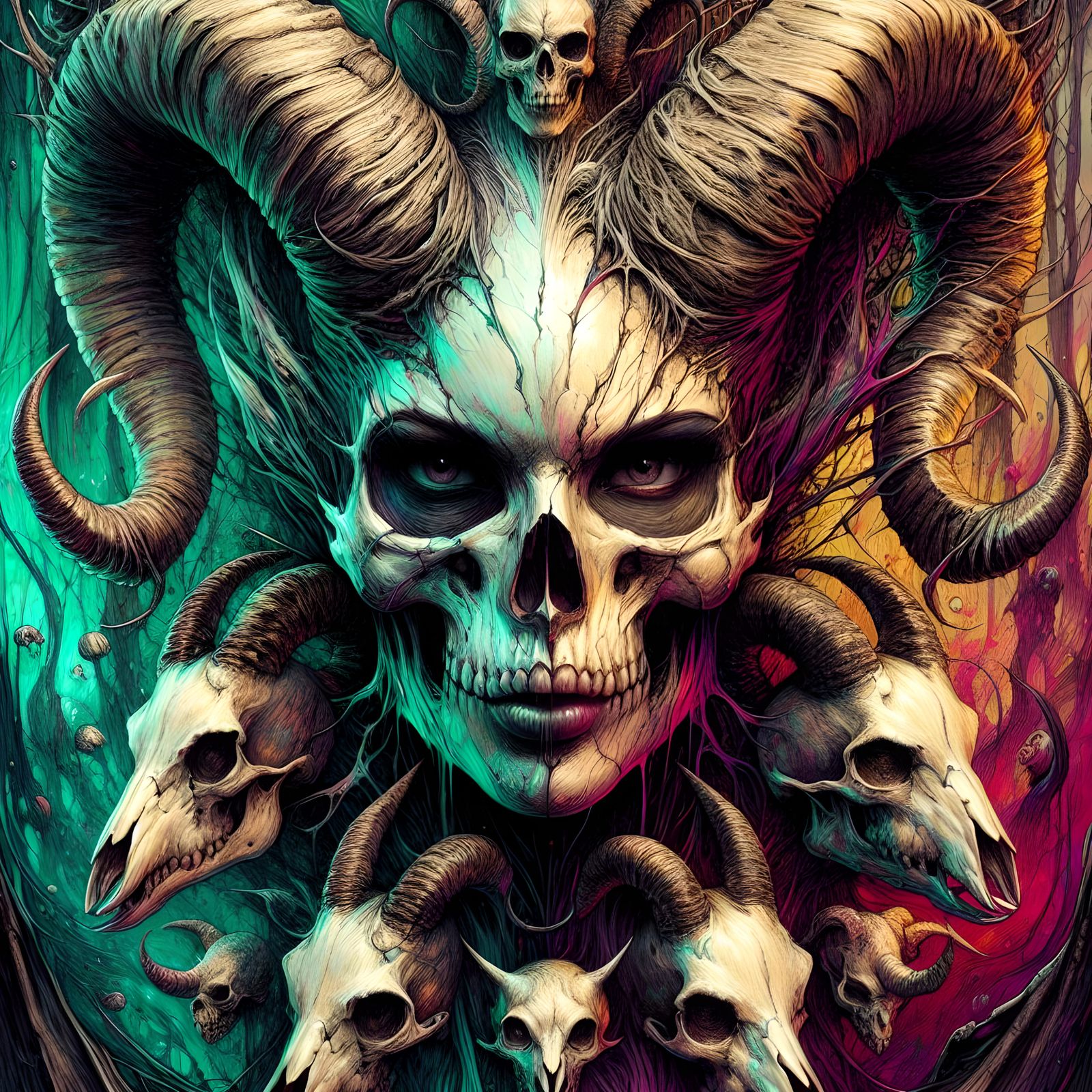 Maleficent - Skull