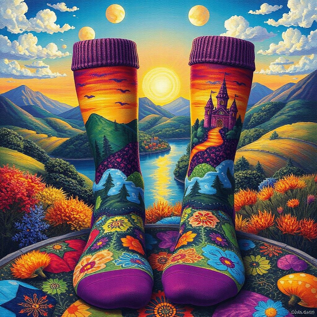 Sock Design  by @Sasha