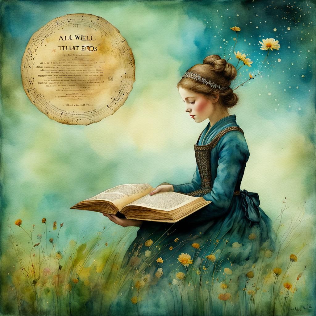 Watercolor poster art