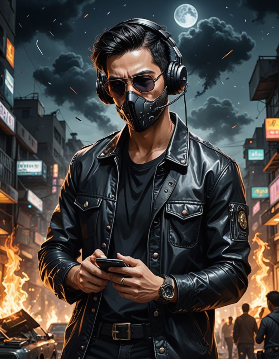 Abstract Emojis Representing Gaming and Music