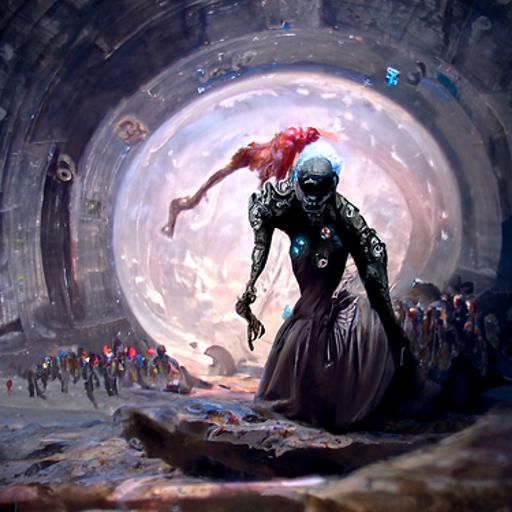 woman of the dark dancing to the devil in a world of imps wi...