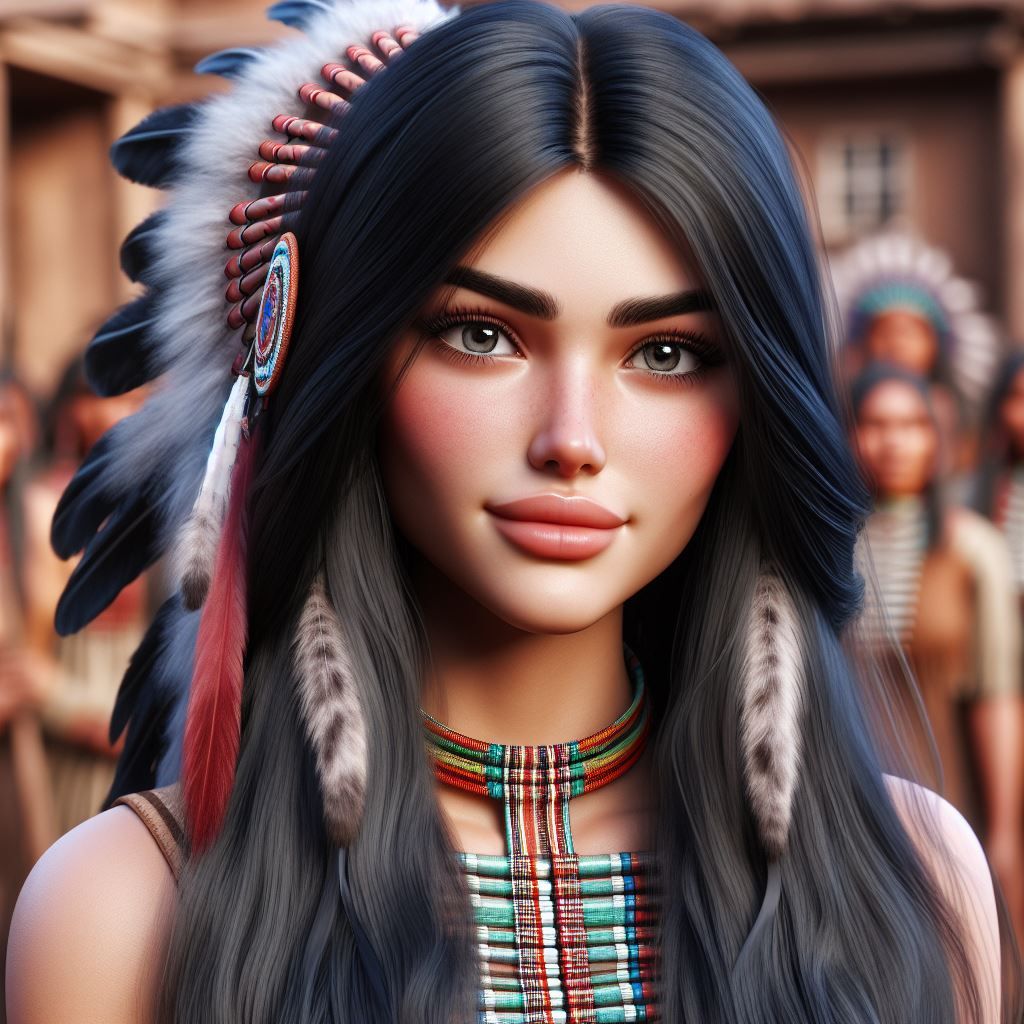 Native American Woman of the Hopi Nation
