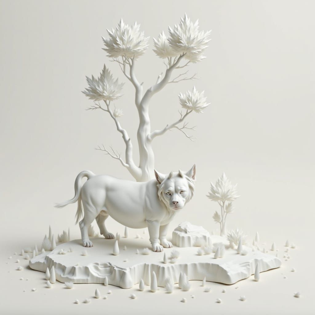 <lora:white world:1.0> white surrealism