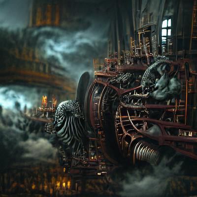 horror steampunk engine