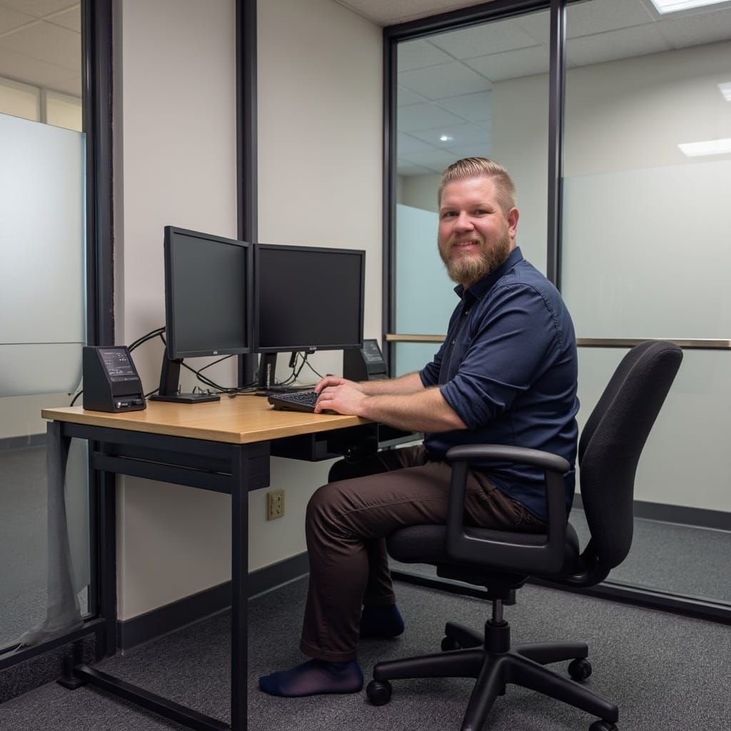 <lora:Dan HImself:1.0>A Caucasian man around the age of 40 that is about 6 feet tall. He has a more slim average build but a flatter stomach...