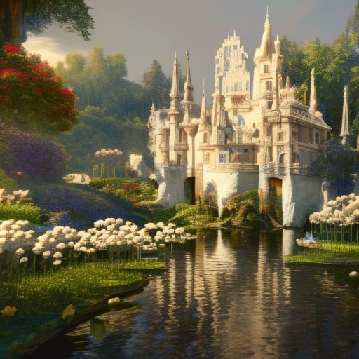 Ivory Castle  by @Syldana