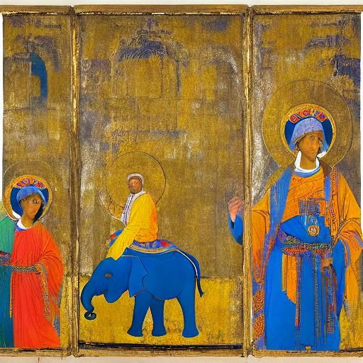 Joy of the elephant 
By Andrei Rublev and Robert Rauschenber...