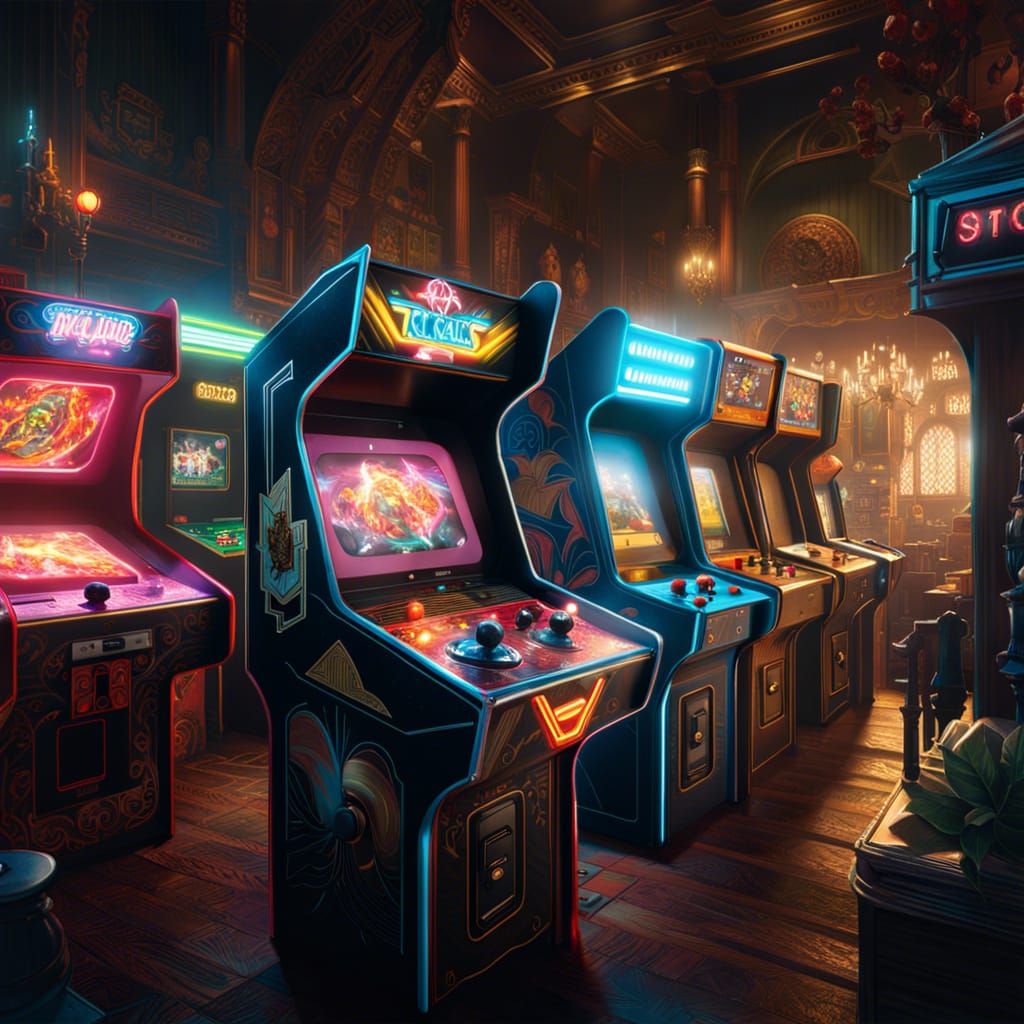 Arcade  by @NomALlama