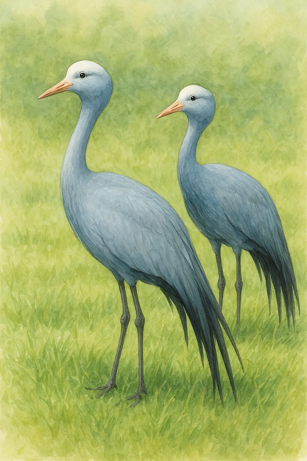 Blue Cranes