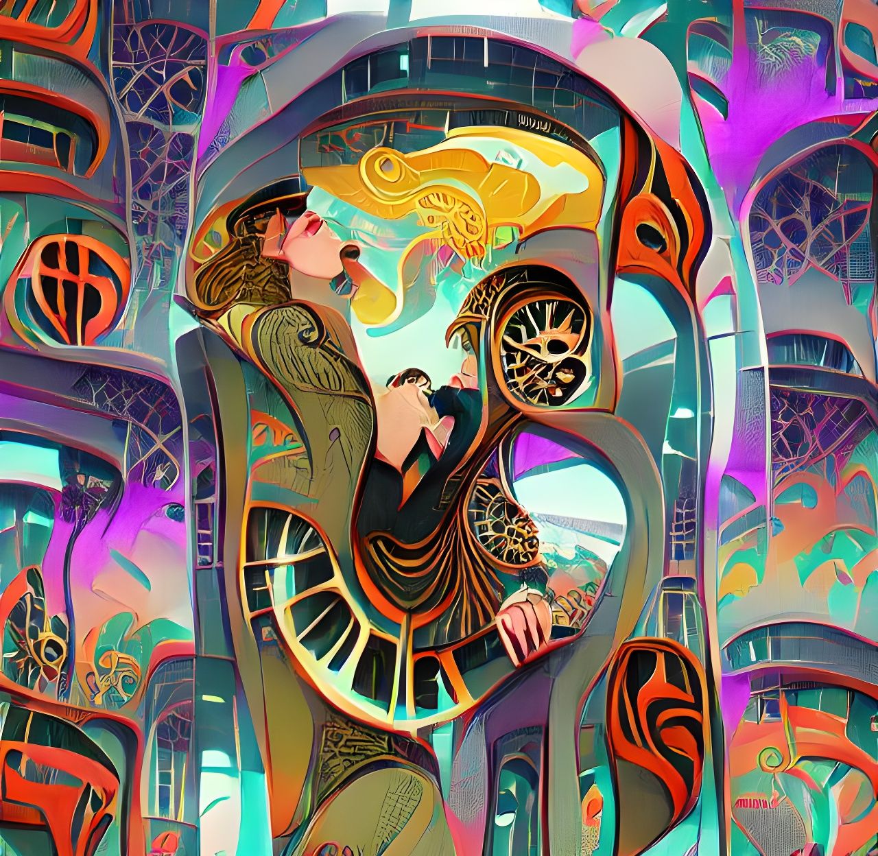 The time machine - AI Generated Artwork - NightCafe Creator