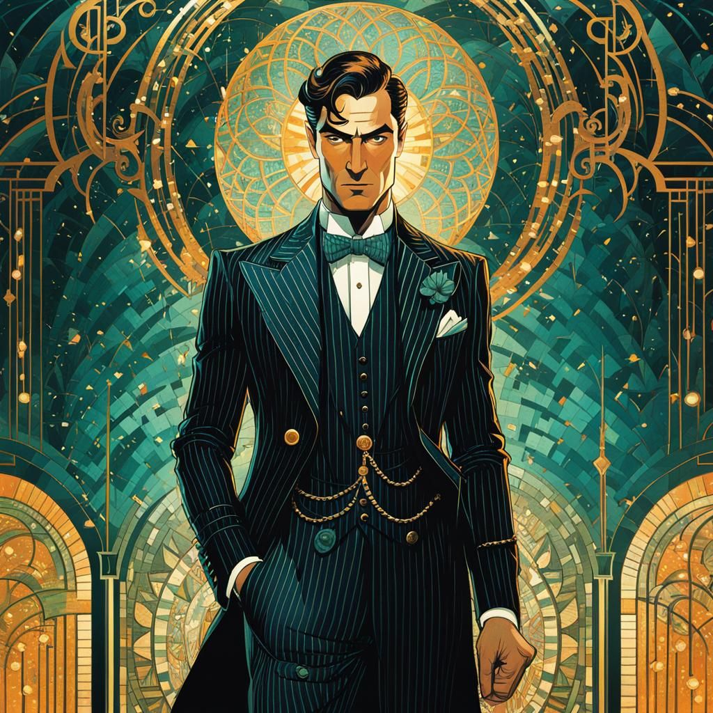 Art Deco Mister Jekyll  by @Jin Myrlow