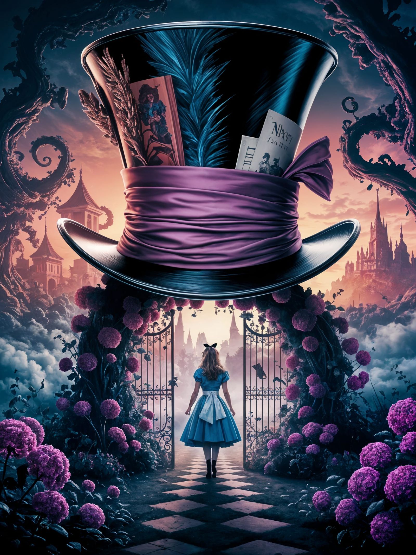 Stepping into Madness;  by @Nettie Spuy