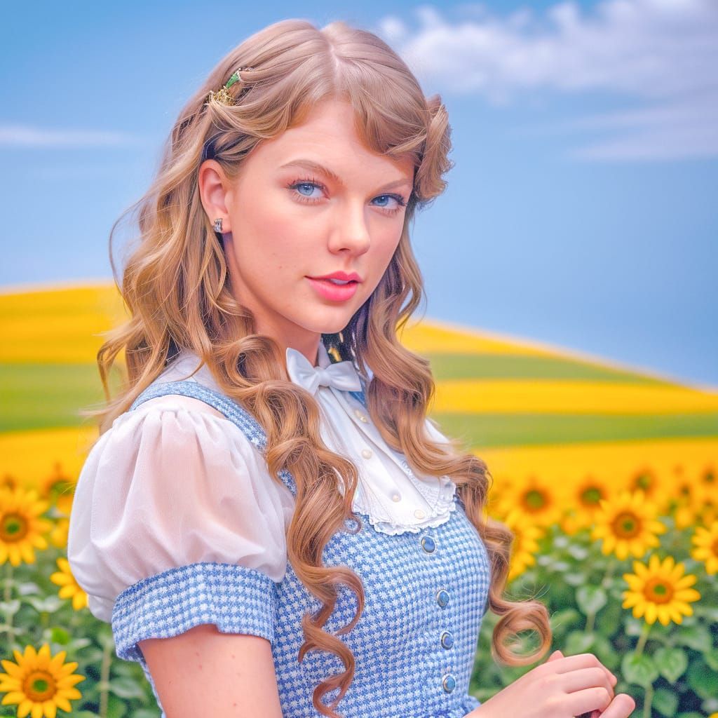 Taylor as Dorothy in the Wizard of Oz